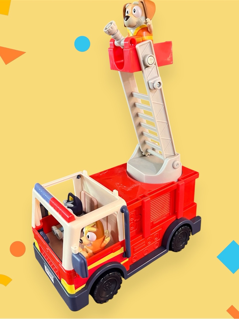 Bluey’s Fire Truck Toy with Ladder and Figures